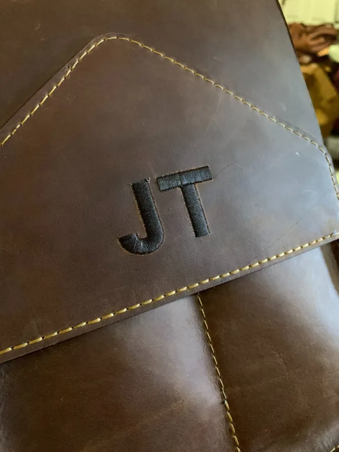 Embroidering on Leather – photo 2