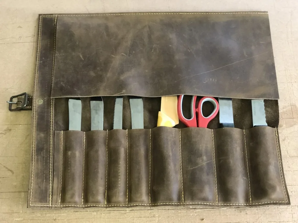 Oldfangled Leather Knife Roll