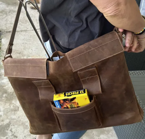 Leather Braai Grid Bag – view 2