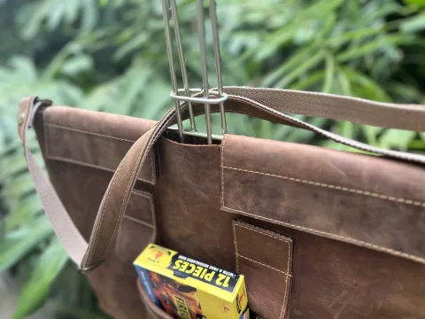 Leather Braai Grid Bag – view 4