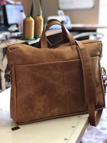 Leather Laptop bag – view 5