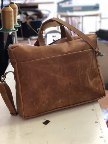 Leather Laptop bag – view 2