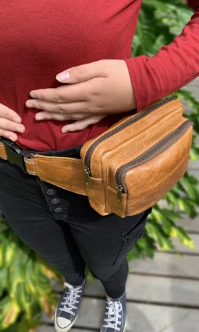 Leather Moon Bag (Fanny pack) – view 1