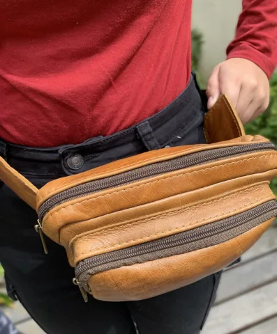 Leather Moon Bag (Fanny pack) – view 5