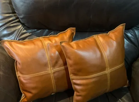 Leather Scatter Cushions – view 2