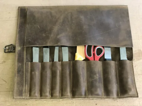 Oldfangled Leather Knife Roll – view 1