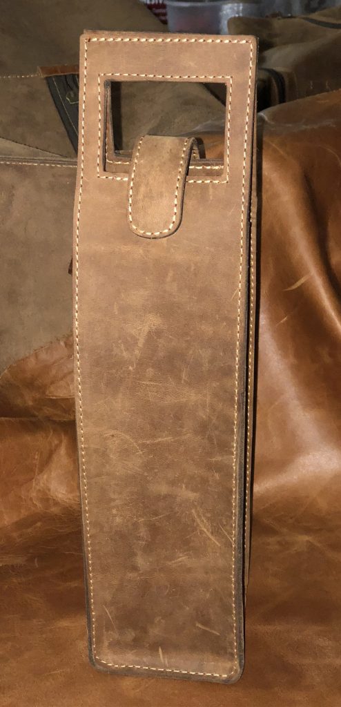 Leather Wine Bag Single – Welcome to The Oldfangled Leather Co